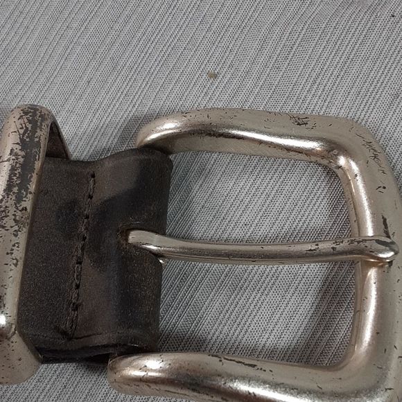 Unbranded size large genuine Italian leather black belt - Picture 4 of 4